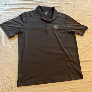 Lands end grey golf polo